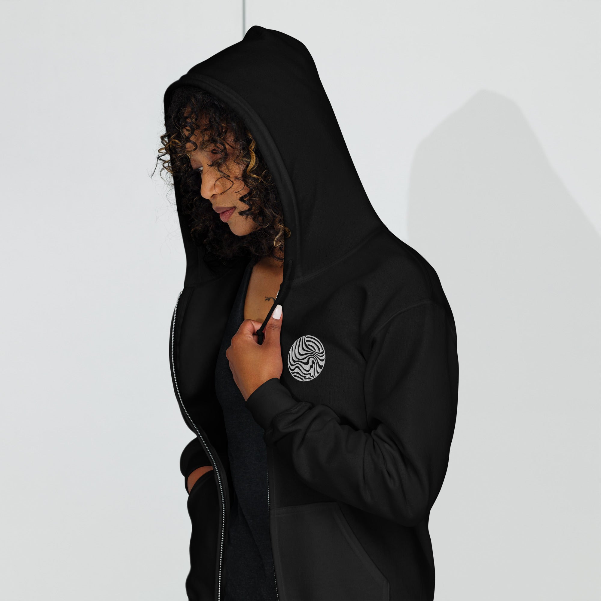 Wobz Logo Unisex Zip Hoodie